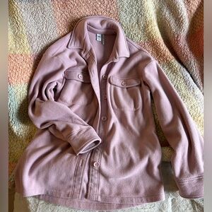Twik polar fleece button up